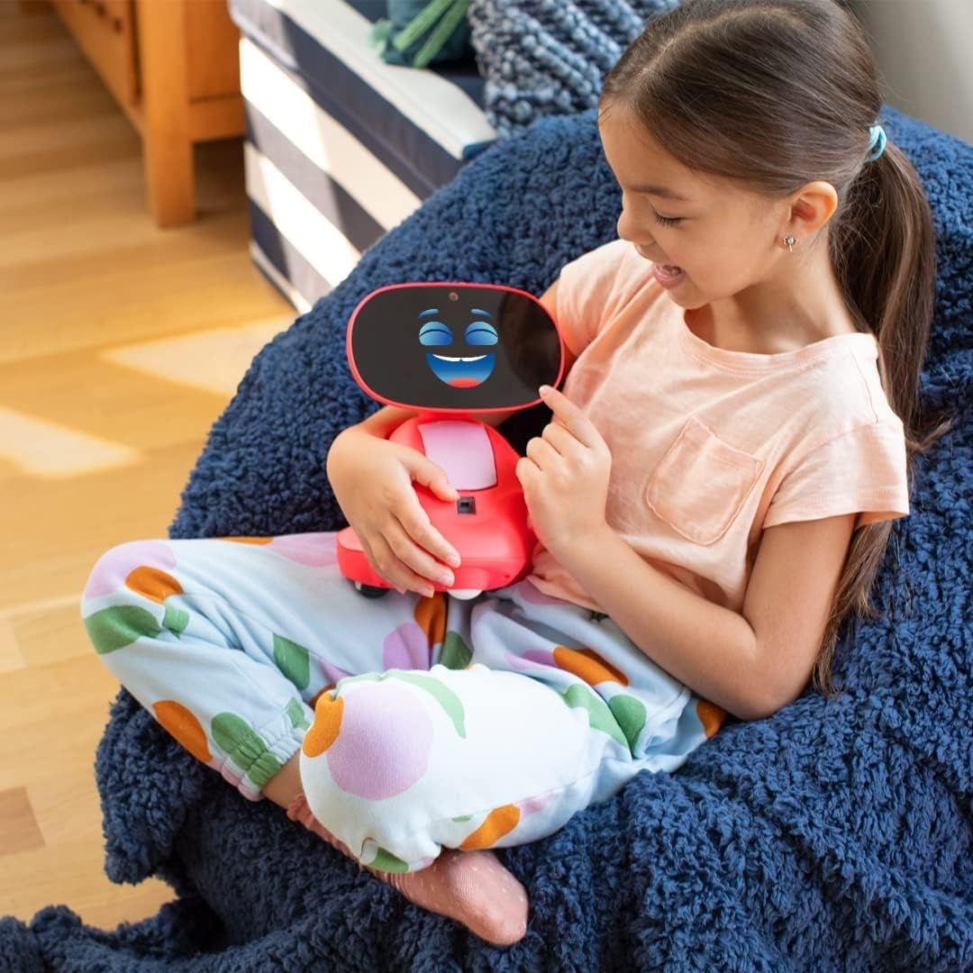 Miko 3 AI Robot for Kids | STEAM Learning, Apps & Games | Ages 5-12 | Red view 3
