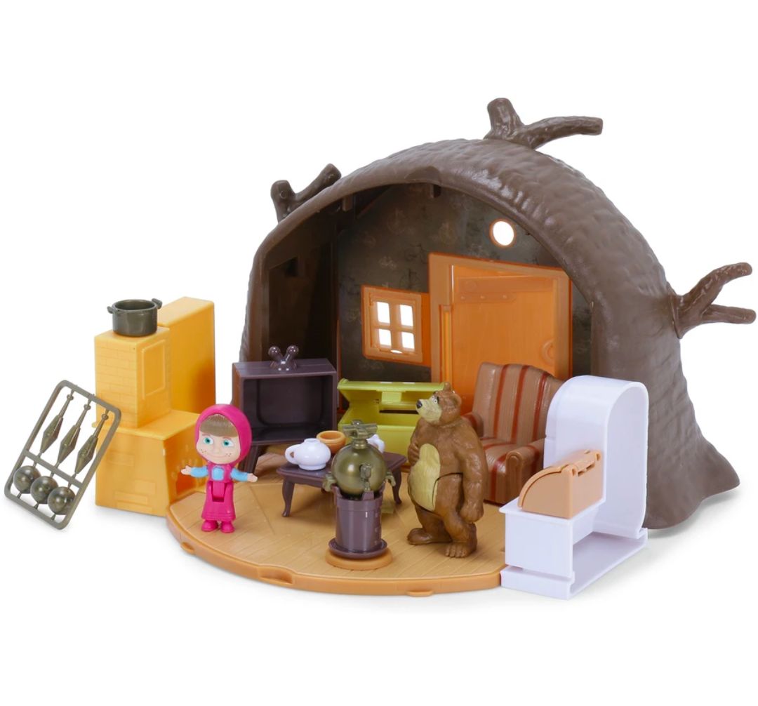 Masha and the Bear – Bear's House Playset with Figures & Accessories view 4