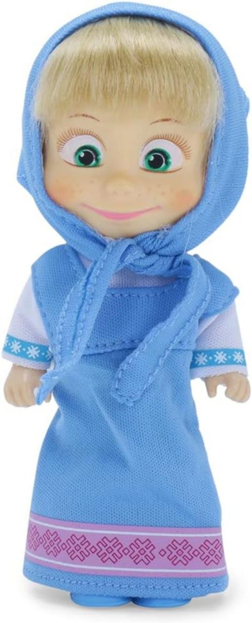 Masha and the Bear 12 Cm Toy Doll | Famous Cartoon | Ideal Gift Set for Girls Kids (Masha Set - Blue) view 4