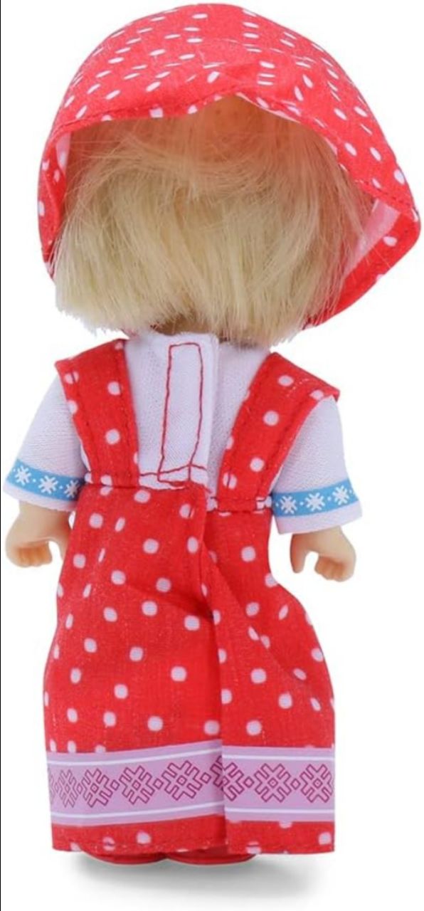 Masha and the Bear 12 Cm Toy Doll | Famous Cartoon | Ideal Gift Set for Girls Kids (Masha Set -RED) view 4