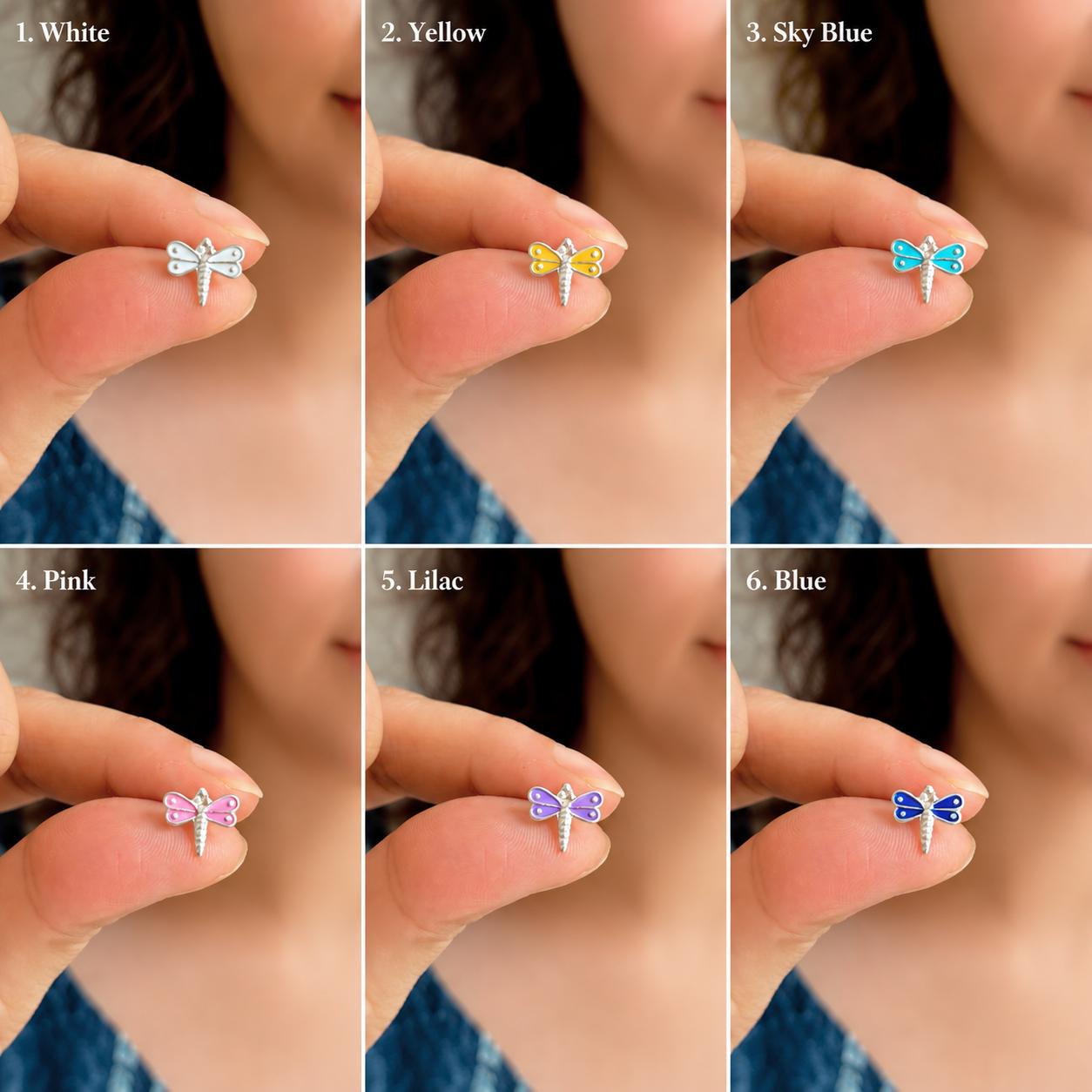 Dragonfly Earrings - Tamoha Jewels view 2