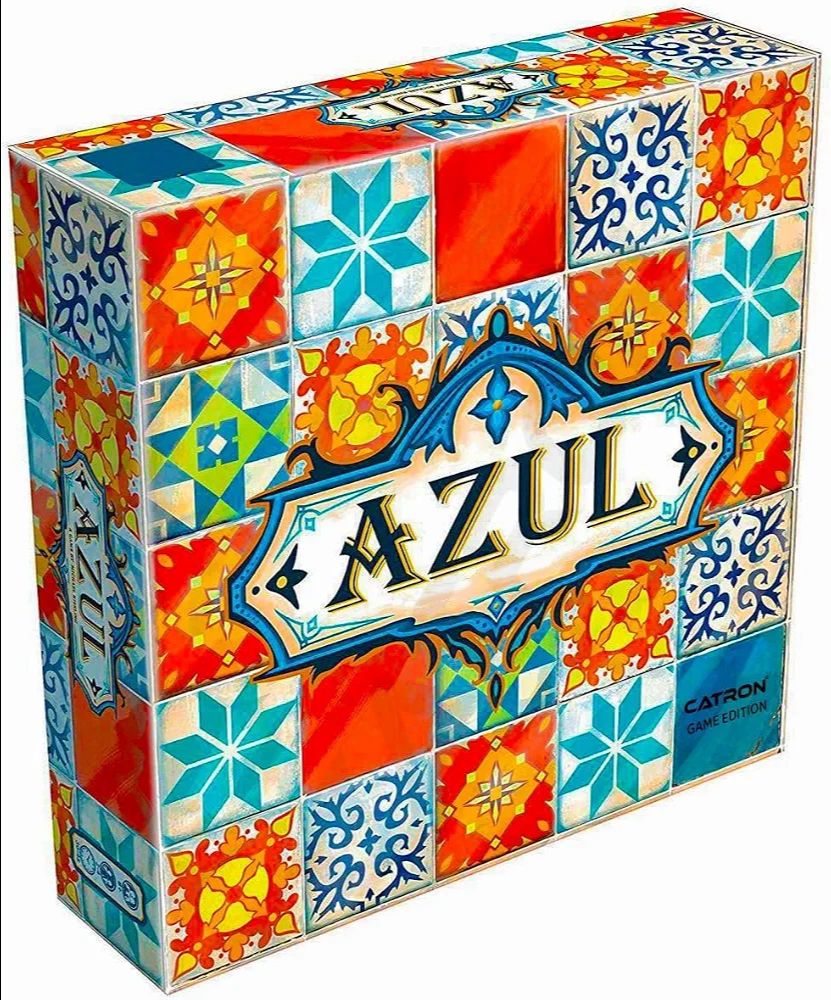 Azul Board Game | Elegant Tile Placement Strategy | Abstract Game for 2-4 Players | Award Winning Tabletop Game | Perfect for Adults, Family Fun & Enthusiasts