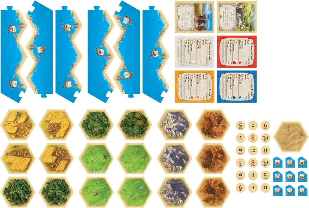 CATAaN Board Game | The Classic Strategy Game | Trade, Build, Settle | Fun Family Game for Adults & Kids | Ages 10+ | 3-4 Players | Average Playtime 60-90 Minute(Pack of 1 pc Cataan Game) view 5