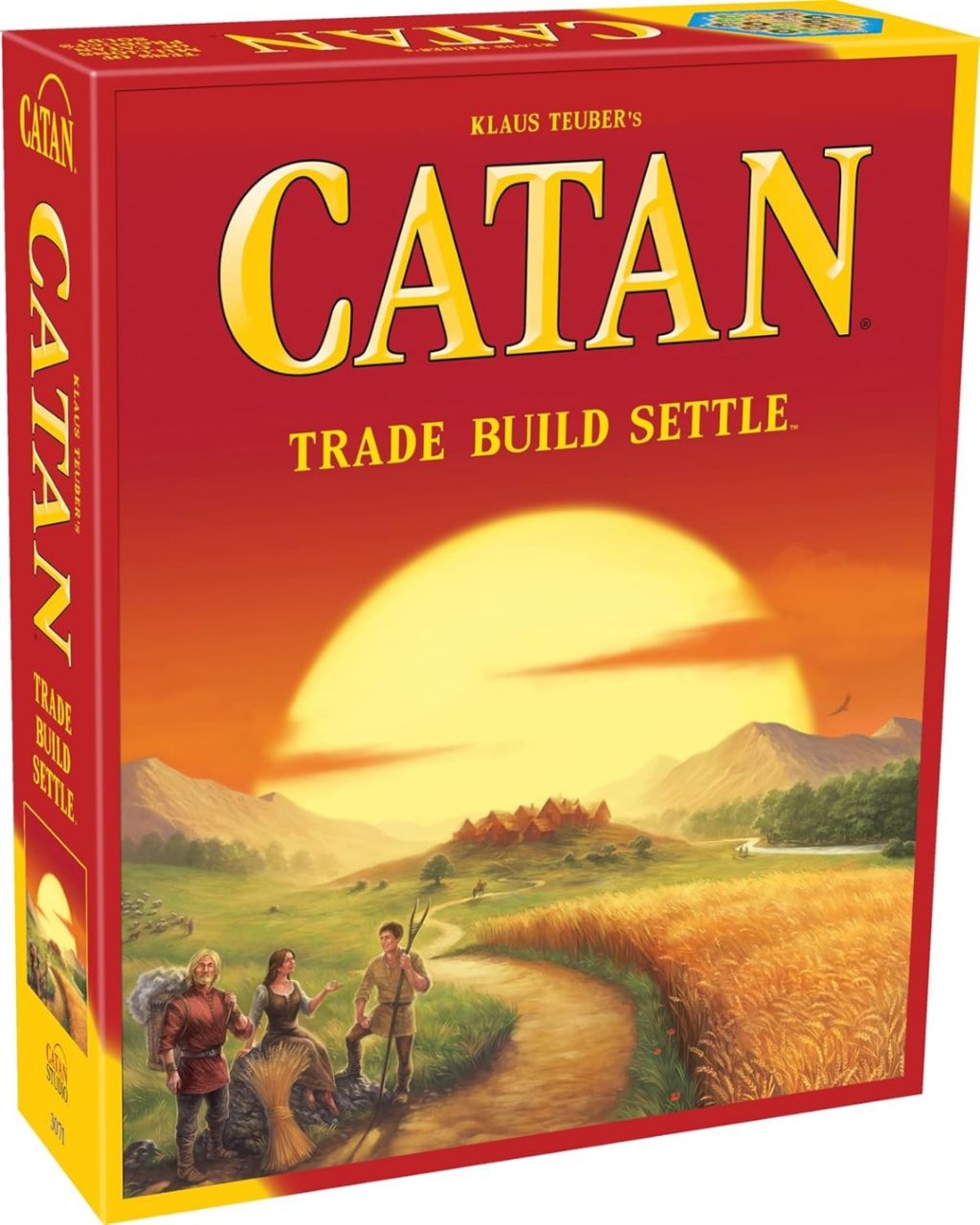 CATAaN Board Game | The Classic Strategy Game | Trade, Build, Settle | Fun Family Game for Adults & Kids | Ages 10+ | 3-4 Players | Average Playtime 60-90 Minute(Pack of 1 pc Cataan Game)