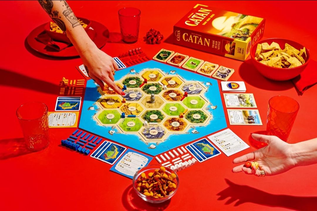 CATAaN Board Game | The Classic Strategy Game | Trade, Build, Settle | Fun Family Game for Adults & Kids | Ages 10+ | 3-4 Players | Average Playtime 60-90 Minute(Pack of 1 pc Cataan Game) view 3