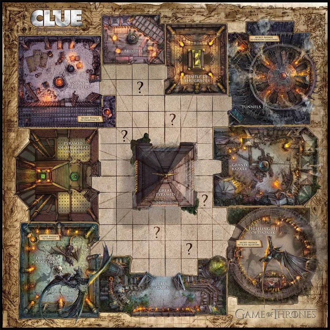 Clue: Game of Thrones Edition – The Classic Mystery Board Game view 4