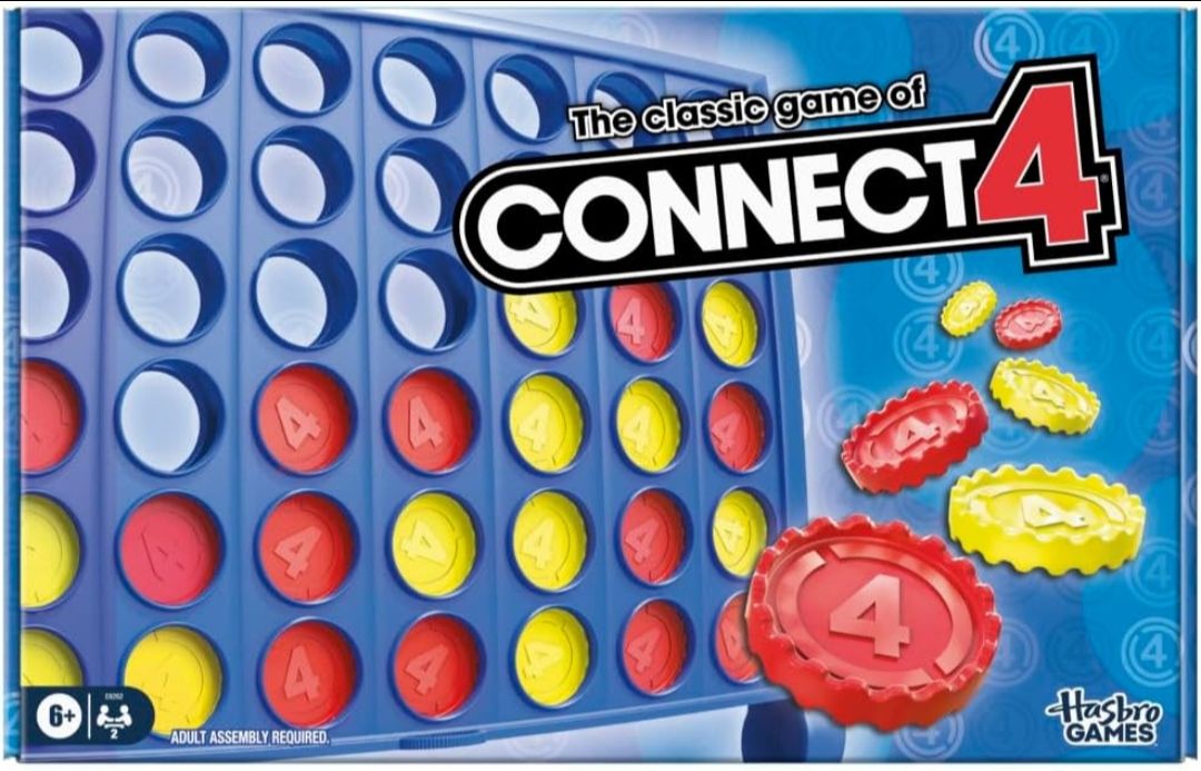 Hasbro Gaming the Classic Game of Connect 4, Grid, Get 4 In A Row Strategy Game for 2 Players Ages 6 & Up, Multicolor view 3