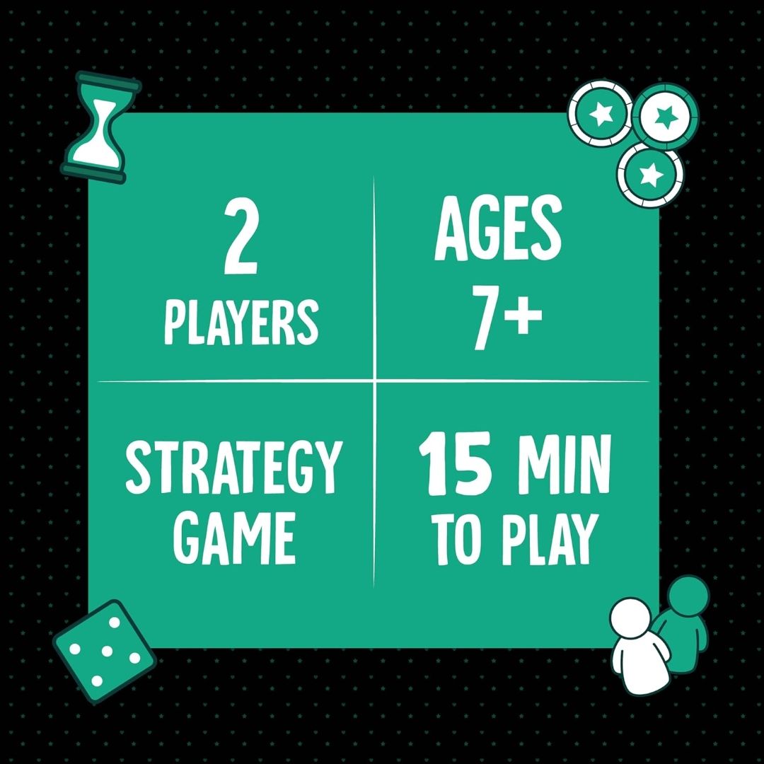 Funskool Othello Classic, Strategy Game, Board Game for Kids, Adults, Families, Educational, Fun, 2 Players, Family Fun, Learning Activity Toy for Childrens, Gift Set for Kid, Ages 7+ Years view 3