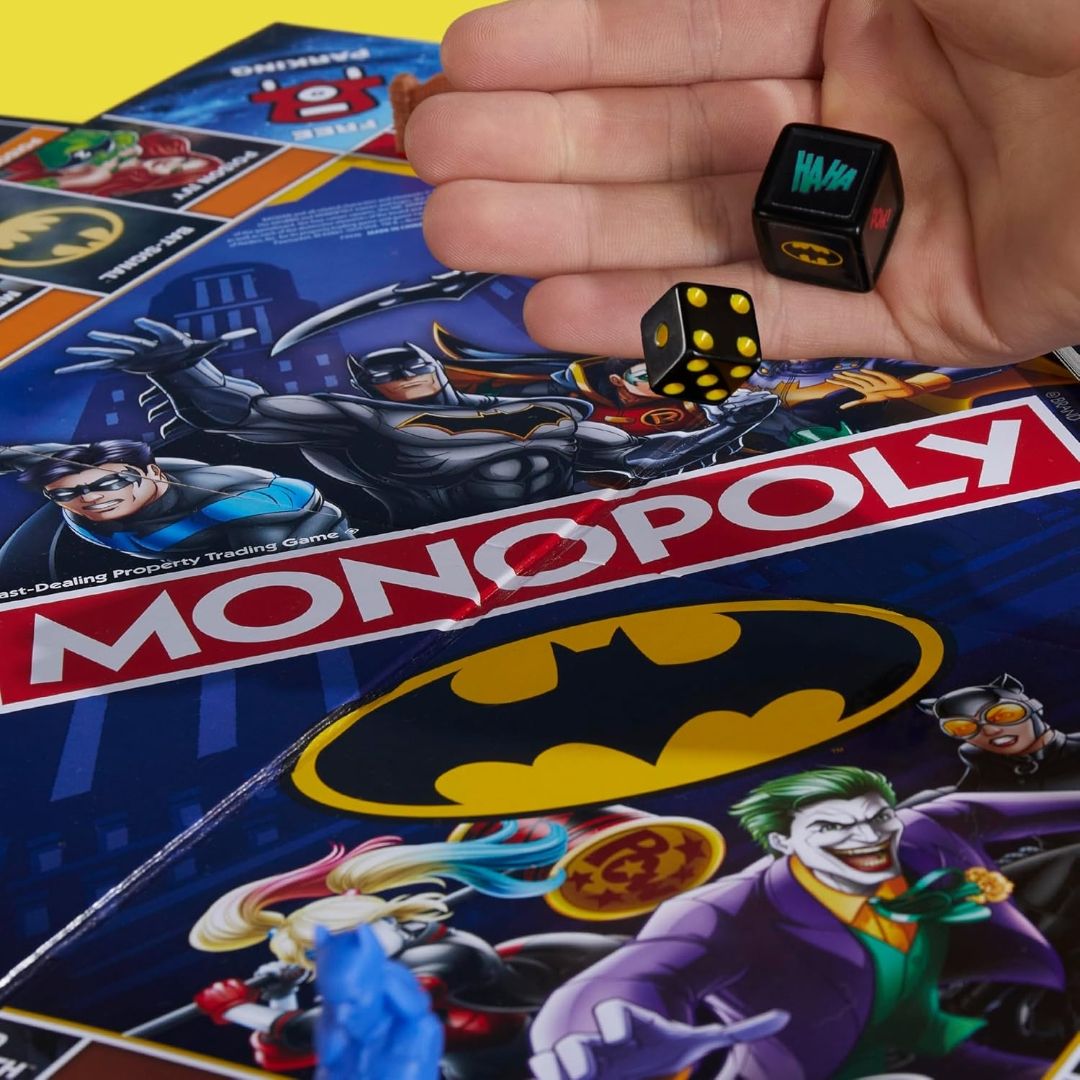Monopoly Batman Edition Board Game | Monopoly Game for Batman Fans | Ages 8 and Up | 2 to 4 Players | Family Games | Strategy Games for Kids and Adults view 4