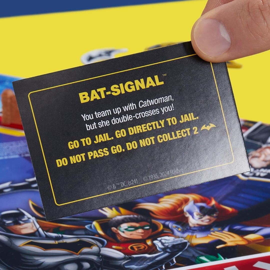 Monopoly Batman Edition Board Game | Monopoly Game for Batman Fans | Ages 8 and Up | 2 to 4 Players | Family Games | Strategy Games for Kids and Adults view 10