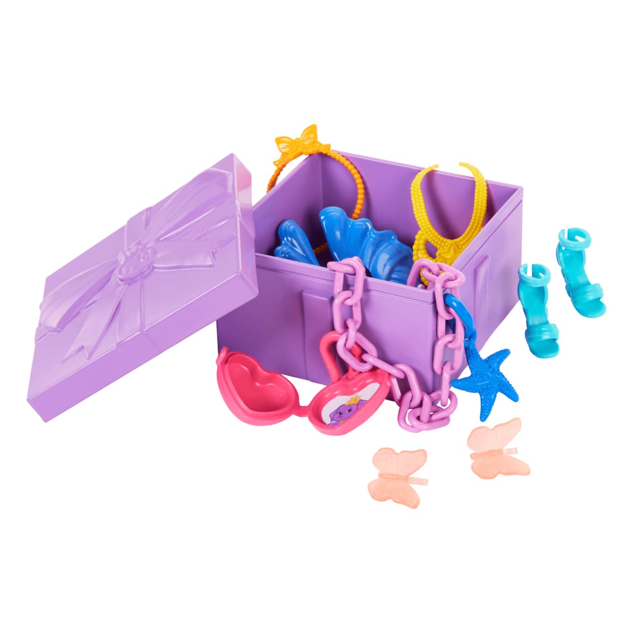 Barbie 2025 Advent Calendar, Fashion Doll & 24 Surprise Accessories, Transform To Mermaid & More view 5