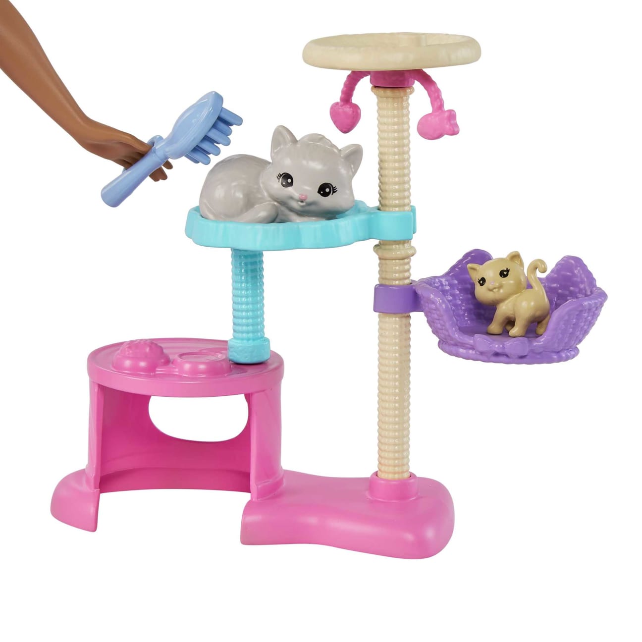 Barbie Kitty Condo Doll And Pets With Accessories, Toy For 3 Year Olds & Up view 3
