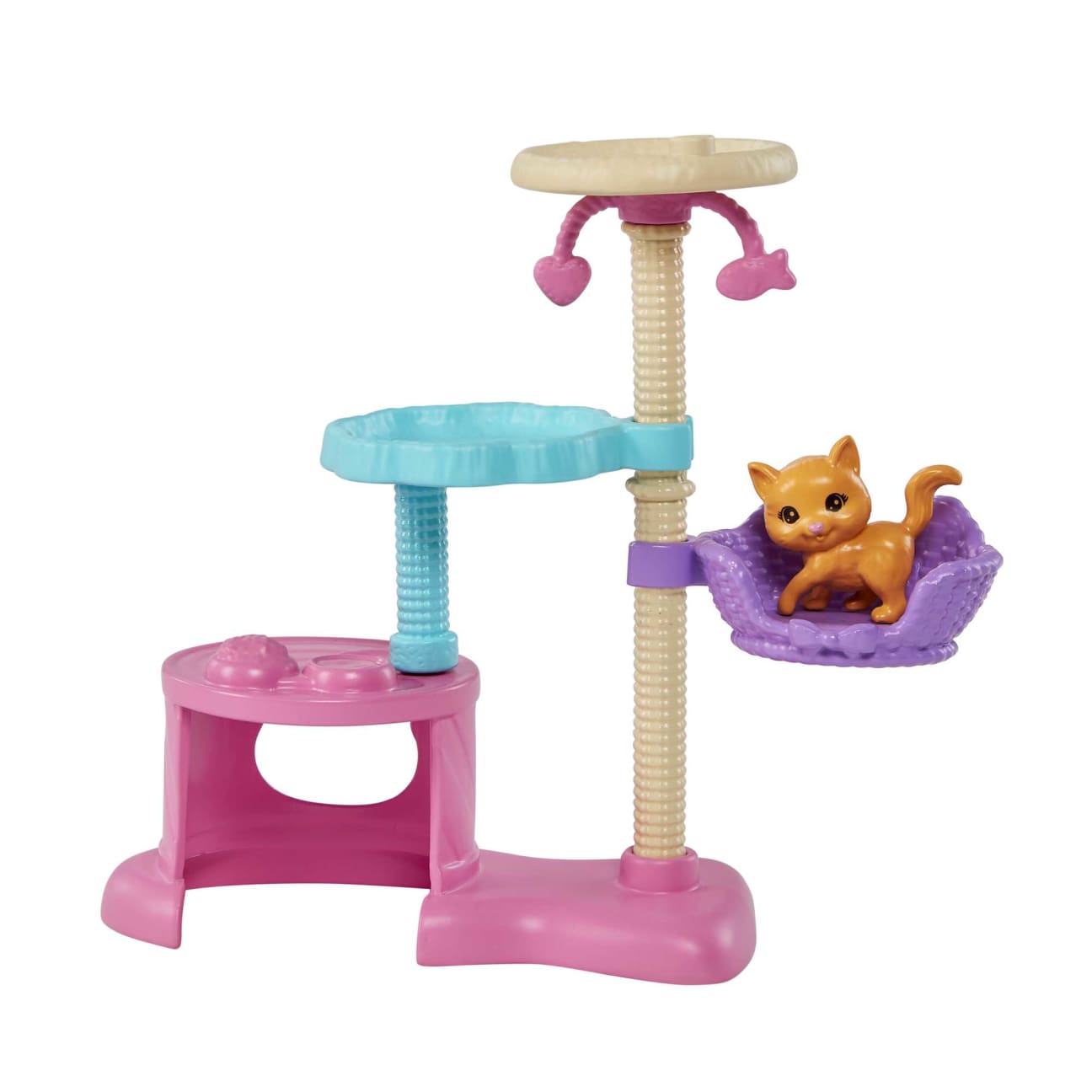 Barbie Kitty Condo Doll And Pets With Accessories, Toy For 3 Year Olds & Up view 5
