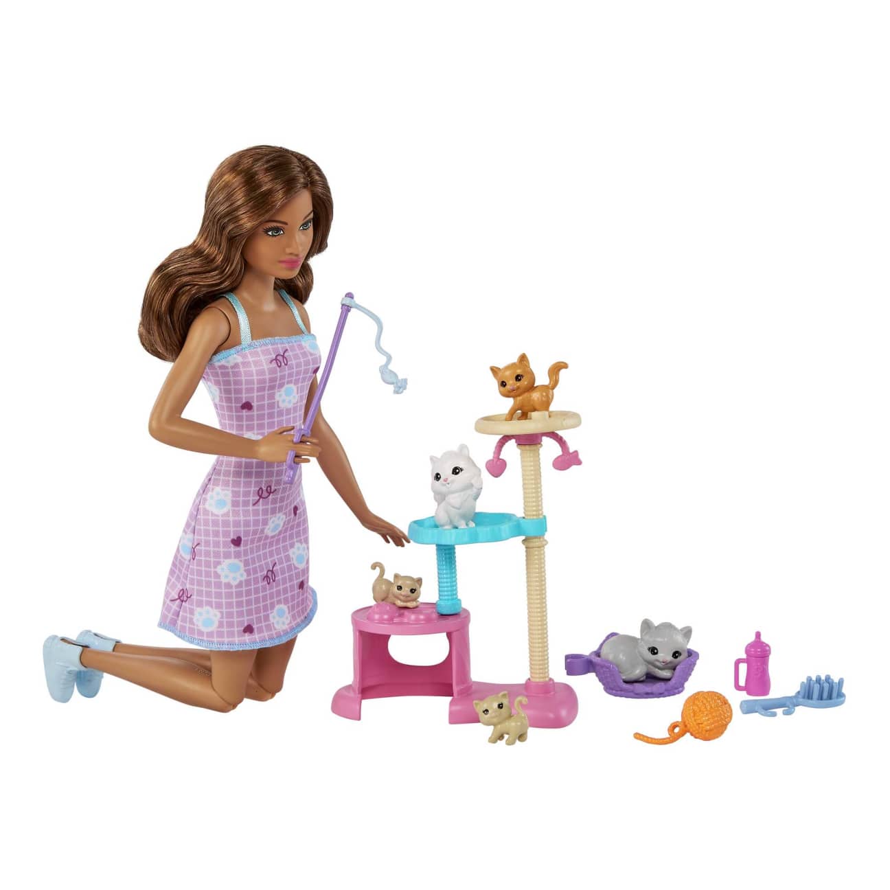 Barbie Kitty Condo Doll And Pets With Accessories, Toy For 3 Year Olds & Up view 2