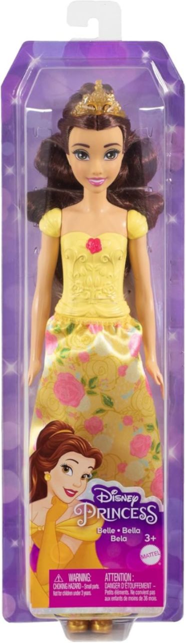 Disney Princess Toys, Posable Belle Fashion Doll with Clothing and Accessories Inspired by The Movie, Gifts for Kids