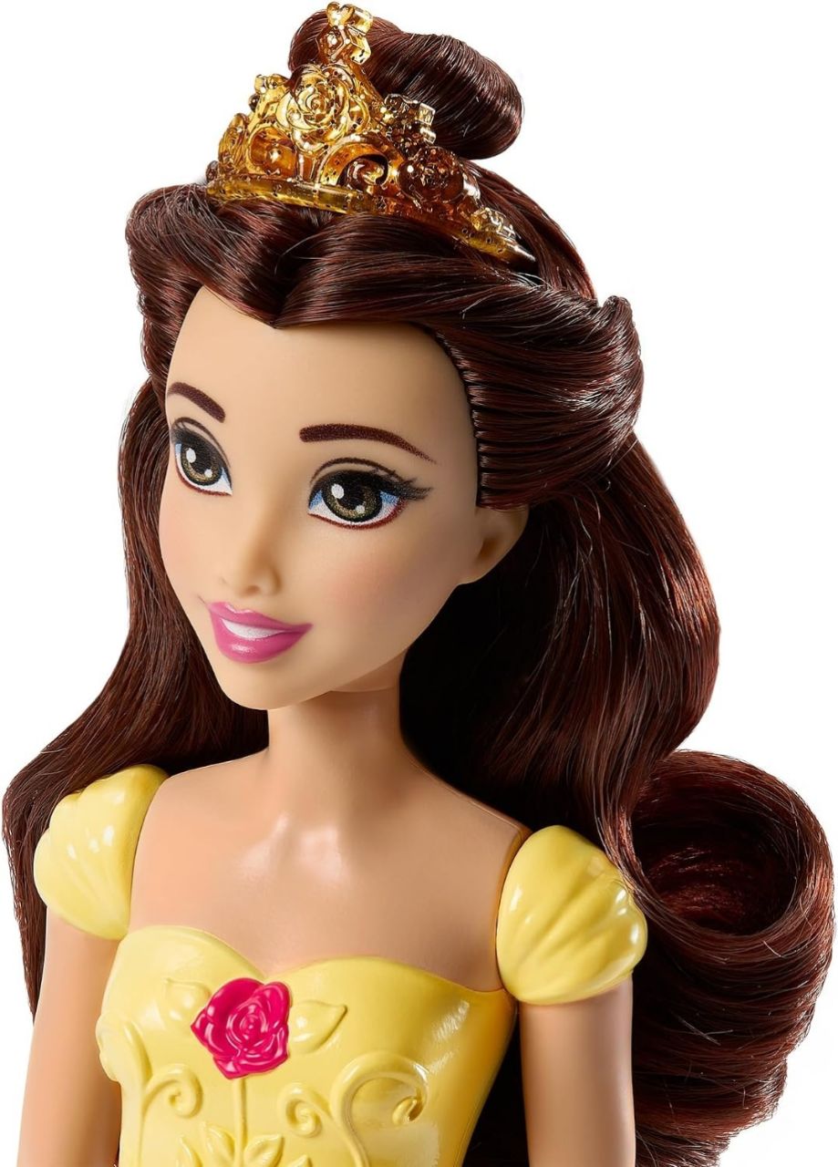 Disney Princess Toys, Posable Belle Fashion Doll with Clothing and Accessories Inspired by The Movie, Gifts for Kids view 4