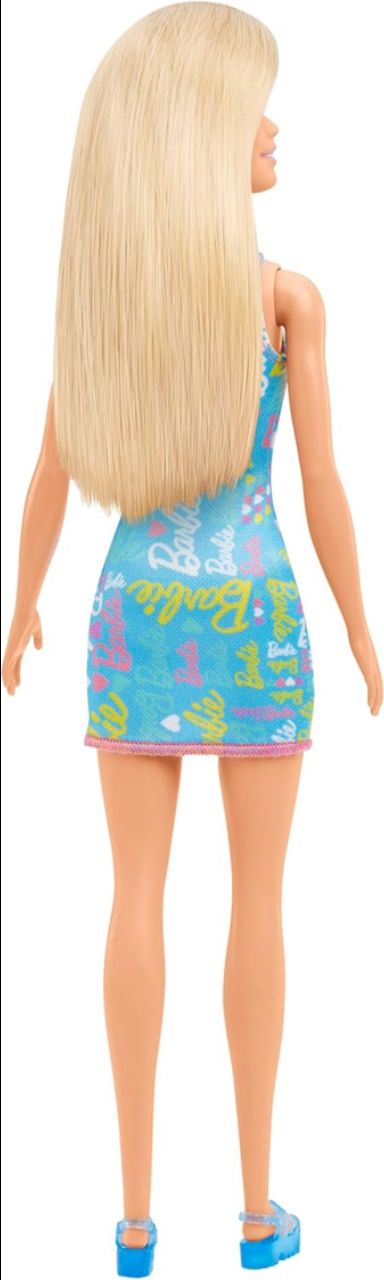 Barbie Dolls 3 Wearing Logo Print Dresses, Toy for Kids Ages 3 and Up view 4
