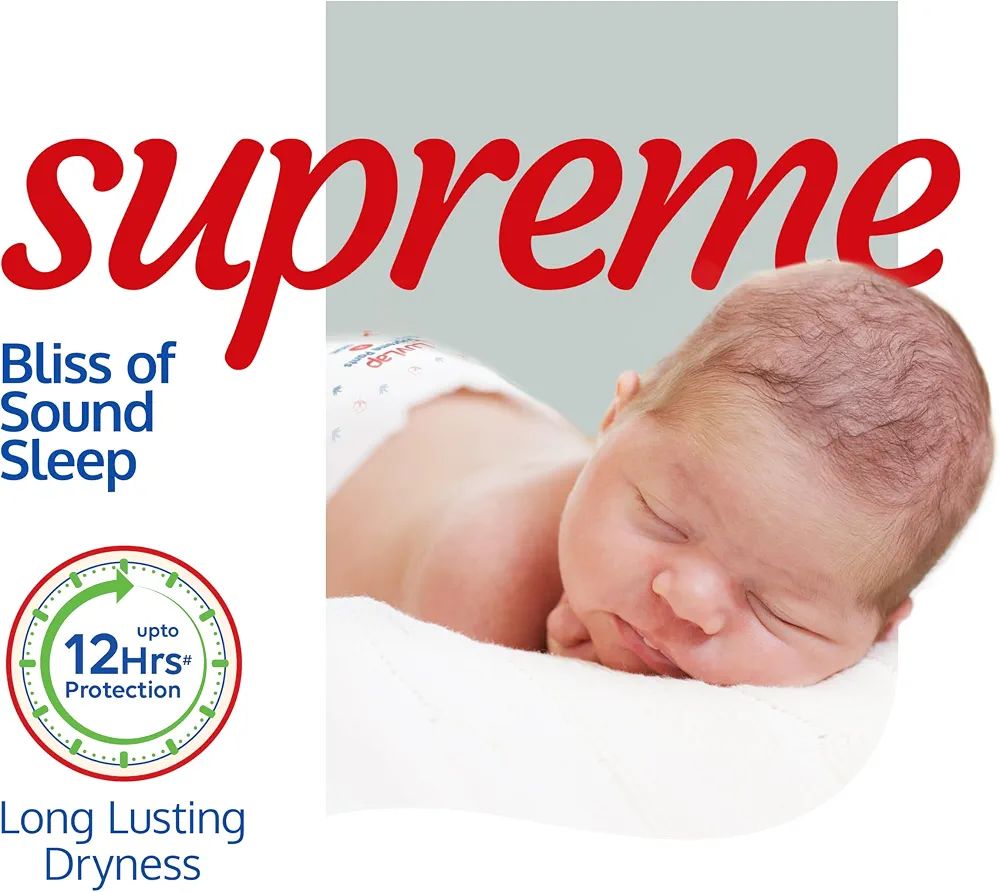 LuvLap Supreme Diaper Pants Extra Large (XL) 12 to 17Kg, 28Pc, 360° skin care with 10 million breathable pores, Aloe Vera for superior Rash prevention, upto 12hr protection, 5 layer super light core view 2