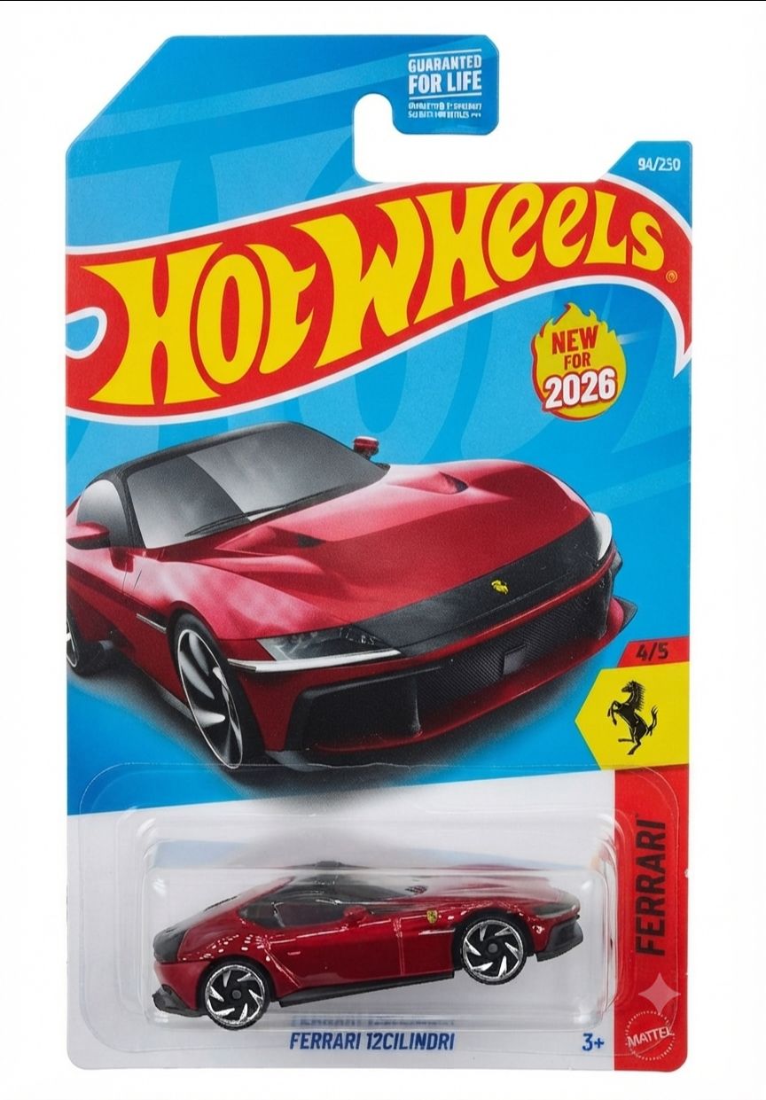 Hot Wheels Ferrari 12Cilindri – 1:64 Die-Cast Collectible (New for 2026)