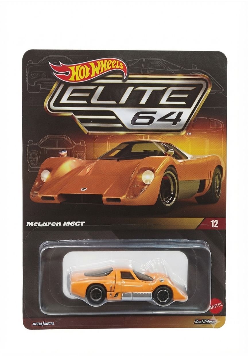Hot Wheels Elite 64 McLaren M6GT – Premium 1:64 Die-Cast Collectible