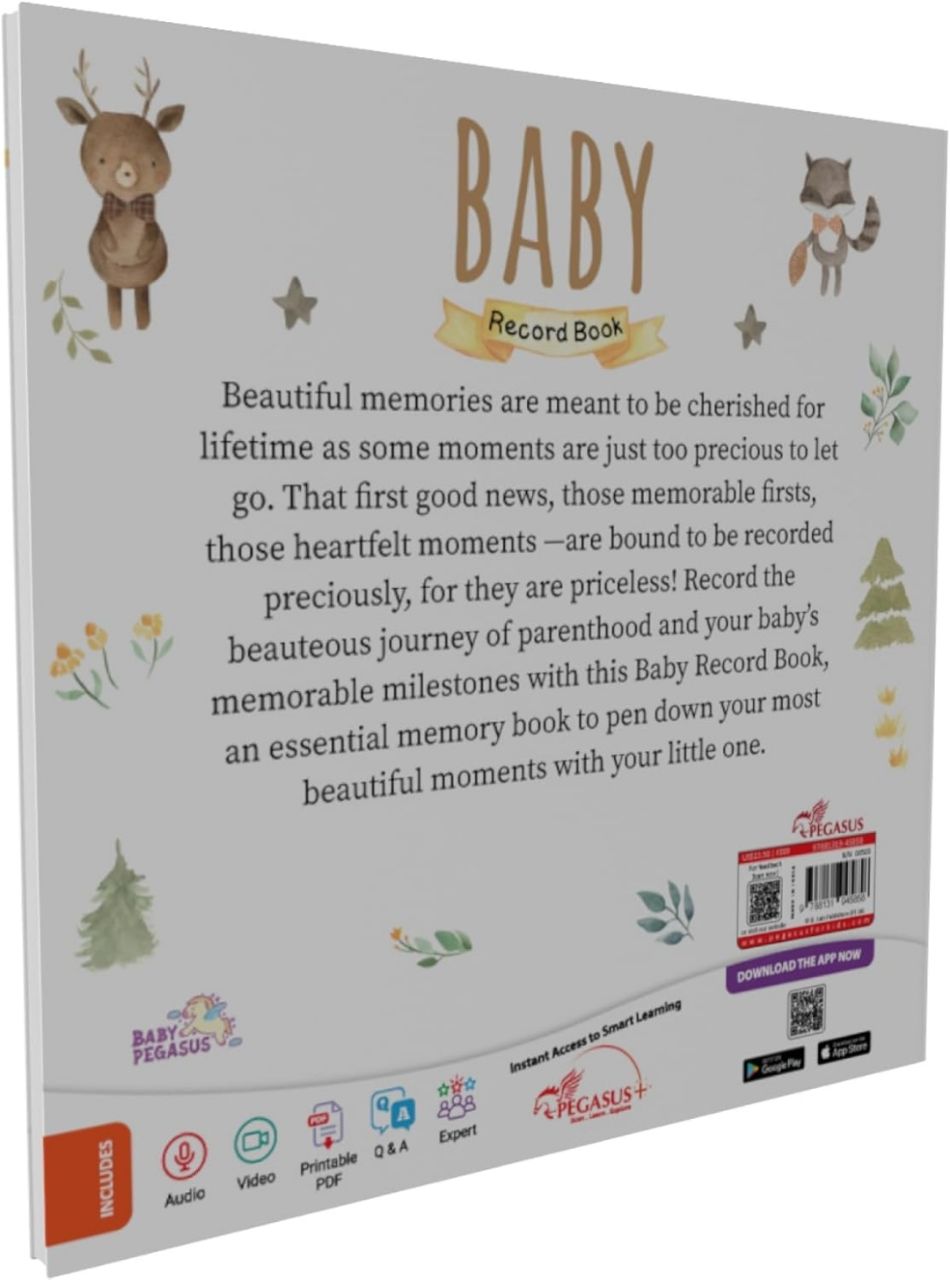 Baby Record Book: Newborn Journal for Milestones & Memories (Ideal Gift for Expecting Parents & Baby Showers) view 4