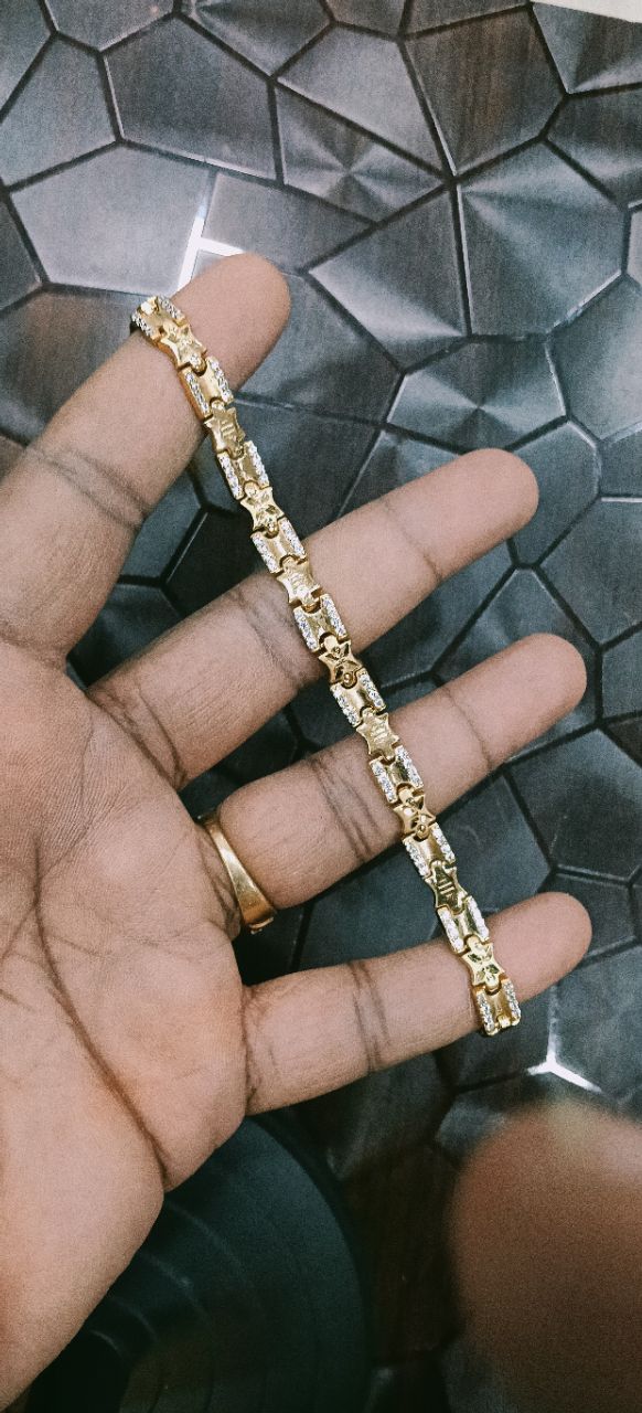 Gold Designer Bracelet view 2