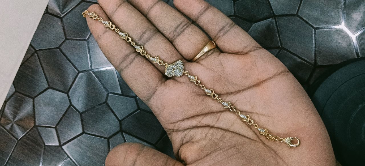 Gold Diamond Bracelet view 2