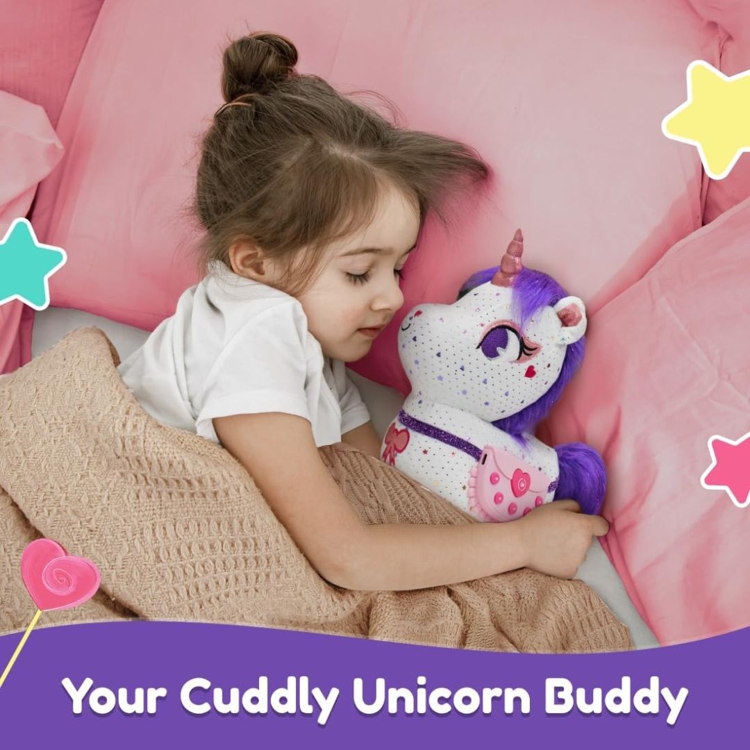 PlayShifu Smart Talking Plush Toy for Kids – ZeeZee Unicorn Doll | Interactive Singing & Storytelling Soft Toy | Bluetooth Play | Gift for Girls & Boys Ages 3–6 | Unicorn Gifts view 6