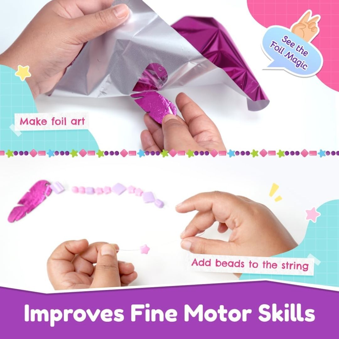 Bloomingo DIY Owl Dreamcatcher Craft Kit | Creative Hands on Learning Gift for Kids Age 4+ | Make a Beautiful Dreamcatcher While Building Focus, Craft Skills & Imagination with Safe Materials 1 view 4