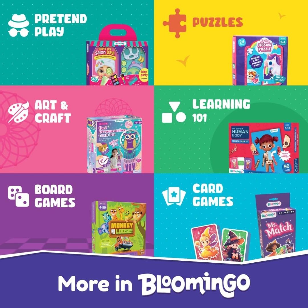 Bloomingo ABC with Animals : Fun Alphabet Matching Puzzle with 26+ Pieces & Activity Sheet | Early Literacy Educational Toy for Kids Ages 3+ | Develops Letter Recognition & Phonics Skills view 5