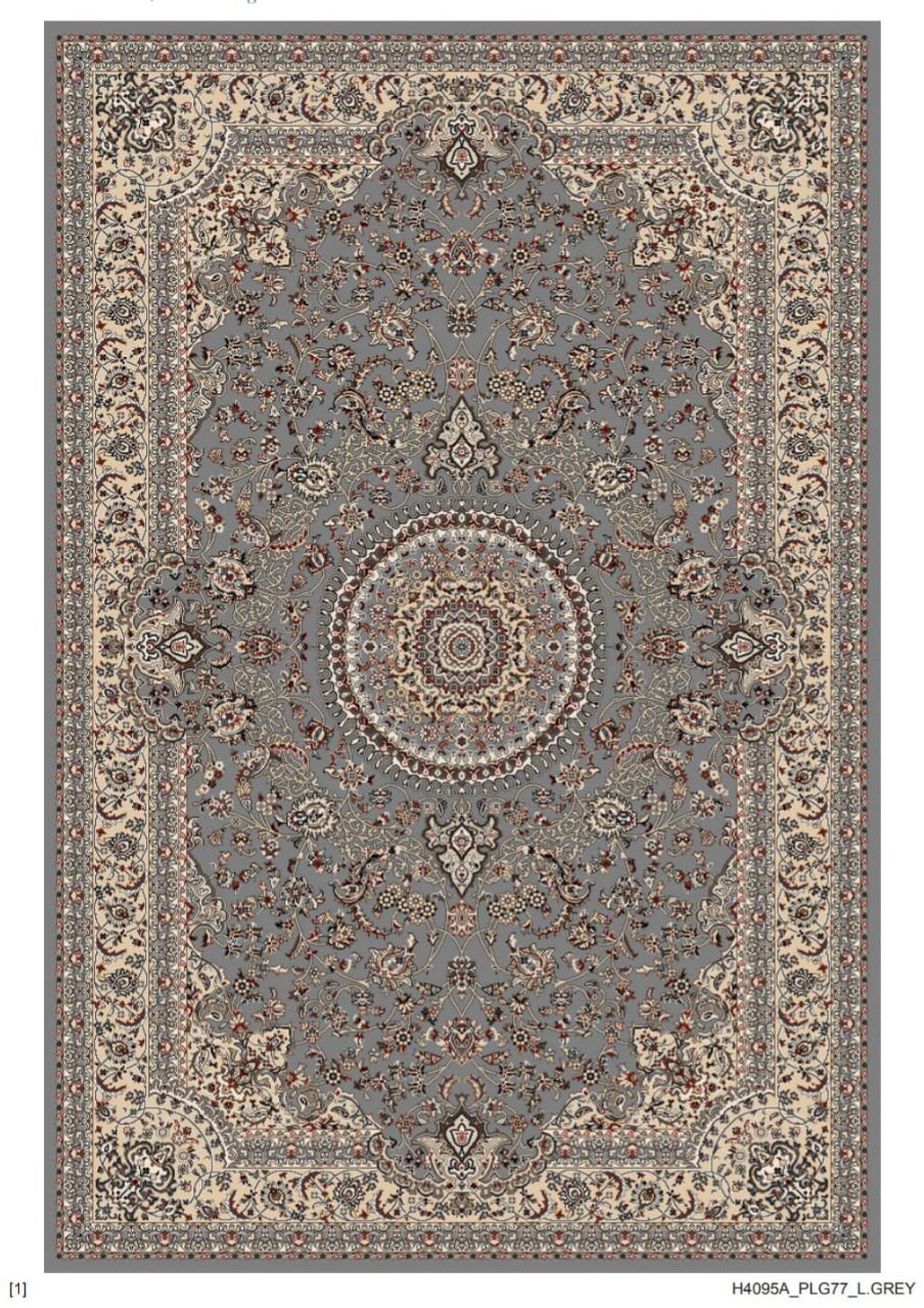 Classic Beige Floral Carpet view 4