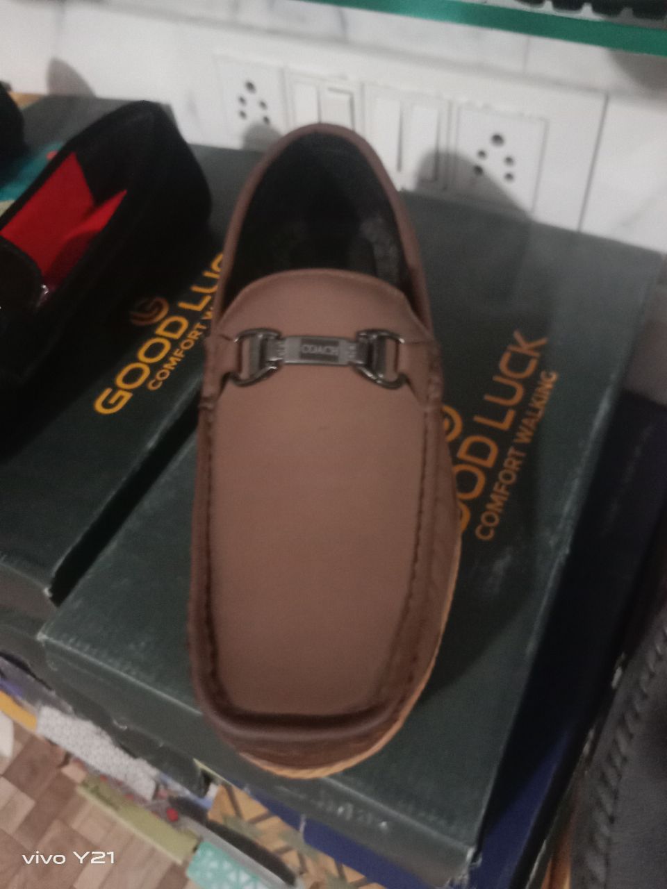 Brown Comfort Loafers view 2