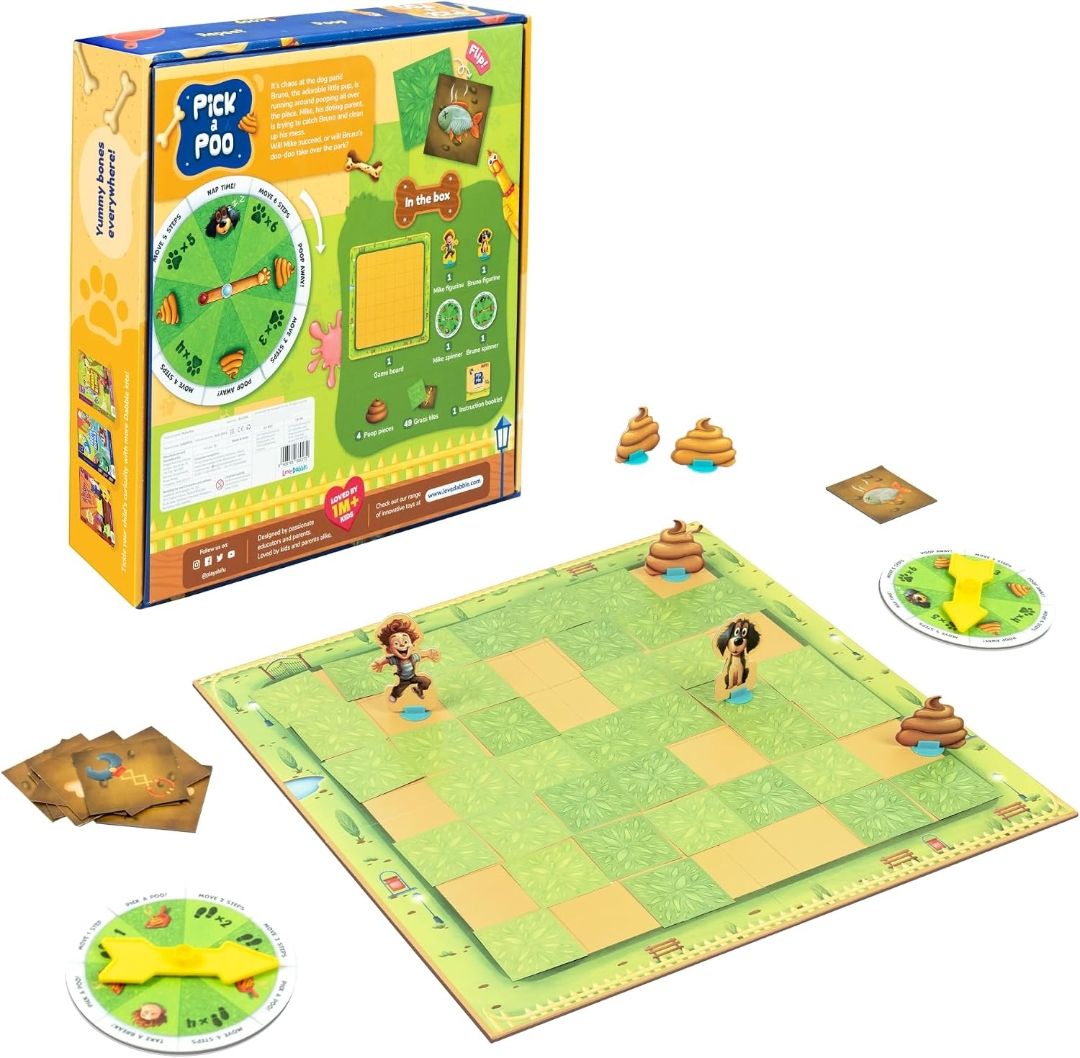 Strategic Board Games for Kids and Family | Pick A Poo - LoveDabble | Party Night Games for Adults | Family Night Board Games | 2 Players | Birthday Gift for Boys and Girls view 3