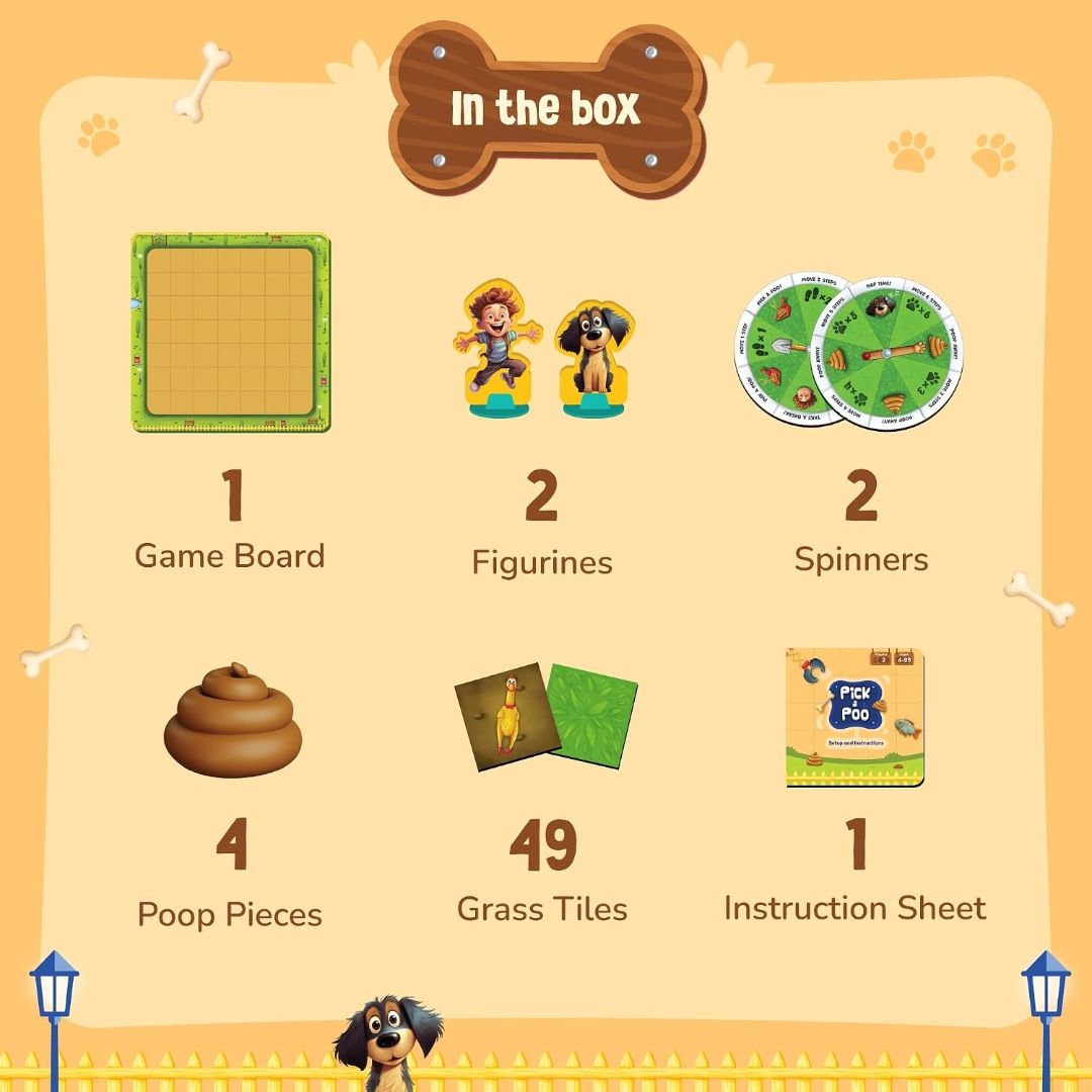 Strategic Board Games for Kids and Family | Pick A Poo - LoveDabble | Party Night Games for Adults | Family Night Board Games | 2 Players | Birthday Gift for Boys and Girls view 6