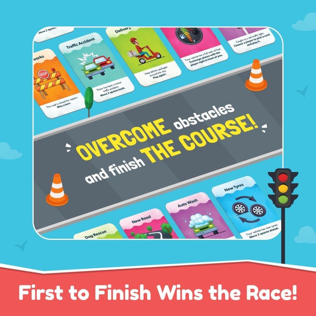 Bloomingo Chaos Commute Strategy Board Game – Exciting Family Time | Gift for Kids | Develop Planning, Decision-, Problem-Solving & Critical Thinking | Fun Traffic Adventure Game | Ages 4+ view 5