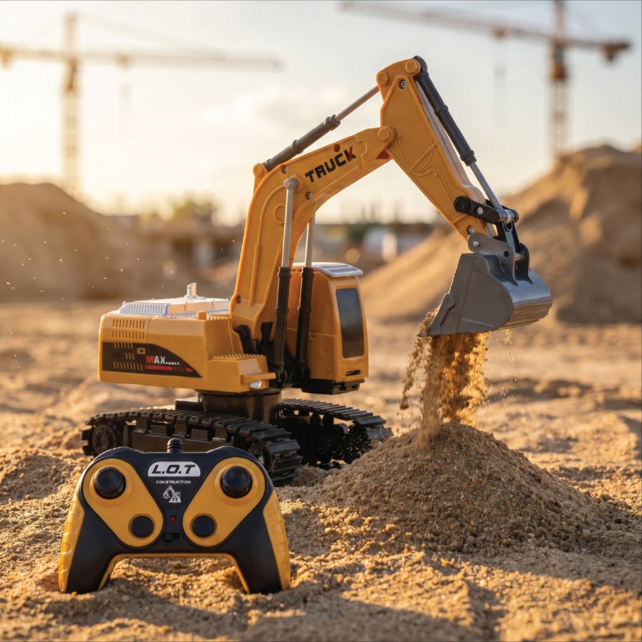 L.O.T Cars Fang - 6 Channel RC Excavator