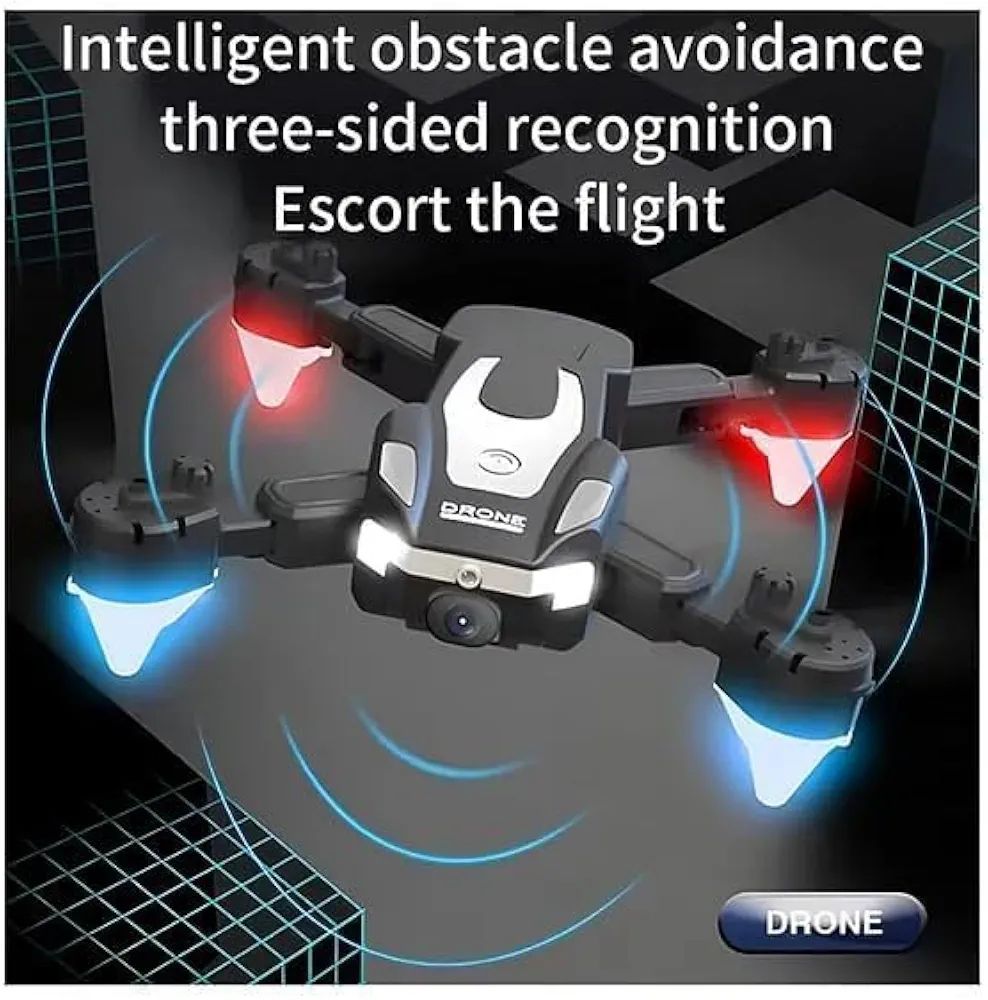 j2 dRONE WITH hd dUAL cAMERA | fOLDABLE qUADCOPTER WITH aLTITUDE hOLD | oNE-kEY tAKEOFF & lANDING | mULTIPLE fLIGHT mODES FOR kIDS & bEGINNERS view 3