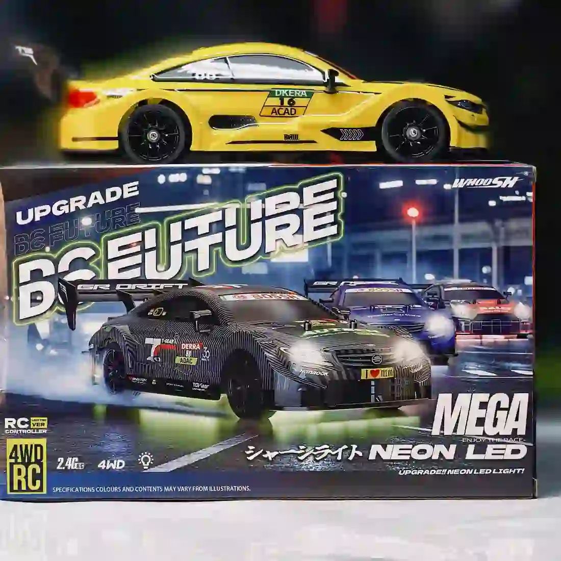 whoosh BMW M4 drift rc car view 3