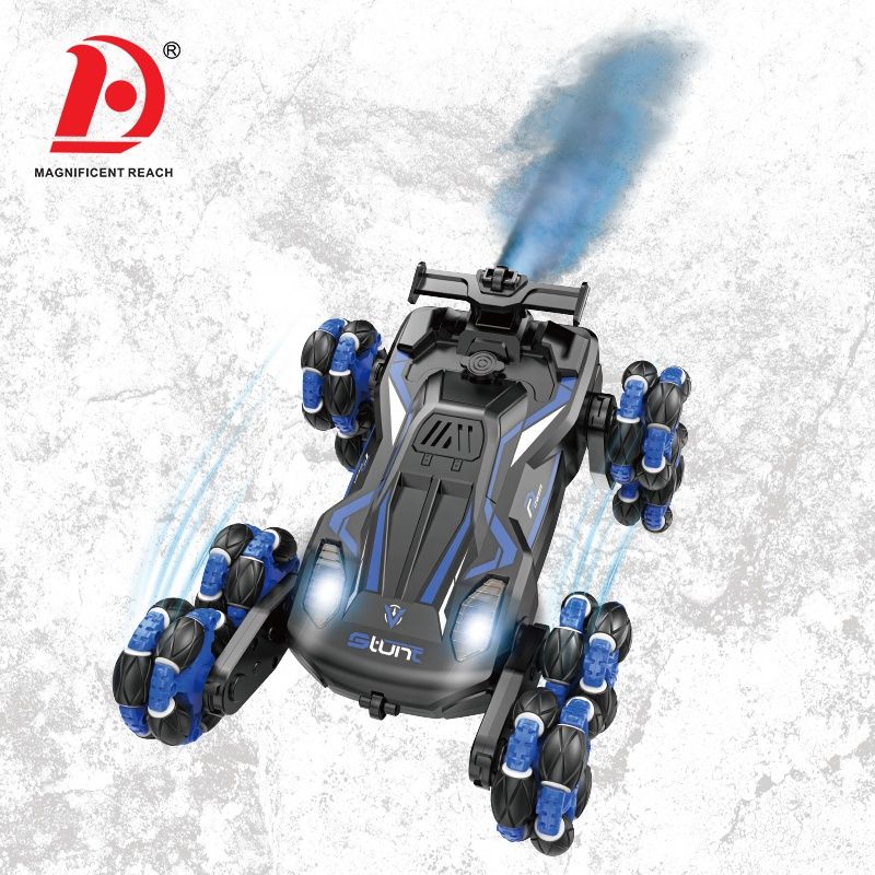 Toys 8-Wheel RC Stunt Car with Gesture Watch Sensor
360 Degree Rotation, Smoke Spray Effect, LED Lights, 2.4GHz Control, Kids & Teens view 3