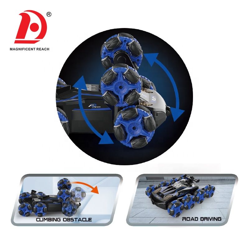Toys 8-Wheel RC Stunt Car with Gesture Watch Sensor
360 Degree Rotation, Smoke Spray Effect, LED Lights, 2.4GHz Control, Kids & Teens view 5