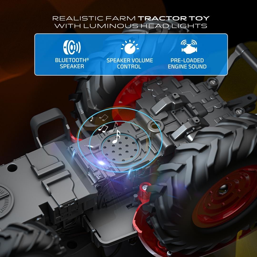 Mirana Mahindra OJA RC Tractor Toy for Kids | Remote Controlled Truck | Type-C USB Rechargeable | Original Licensed Model Vehicle | Gift for Boys & Girls 3+ Years view 2