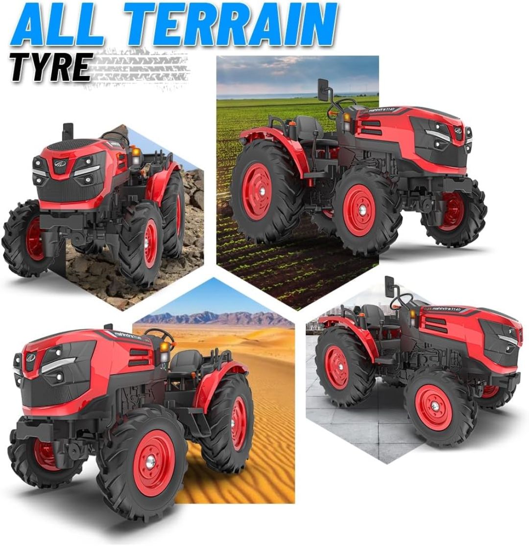 Mirana Mahindra OJA RC Tractor Toy for Kids | Remote Controlled Truck | Type-C USB Rechargeable | Original Licensed Model Vehicle | Gift for Boys & Girls 3+ Years view 7