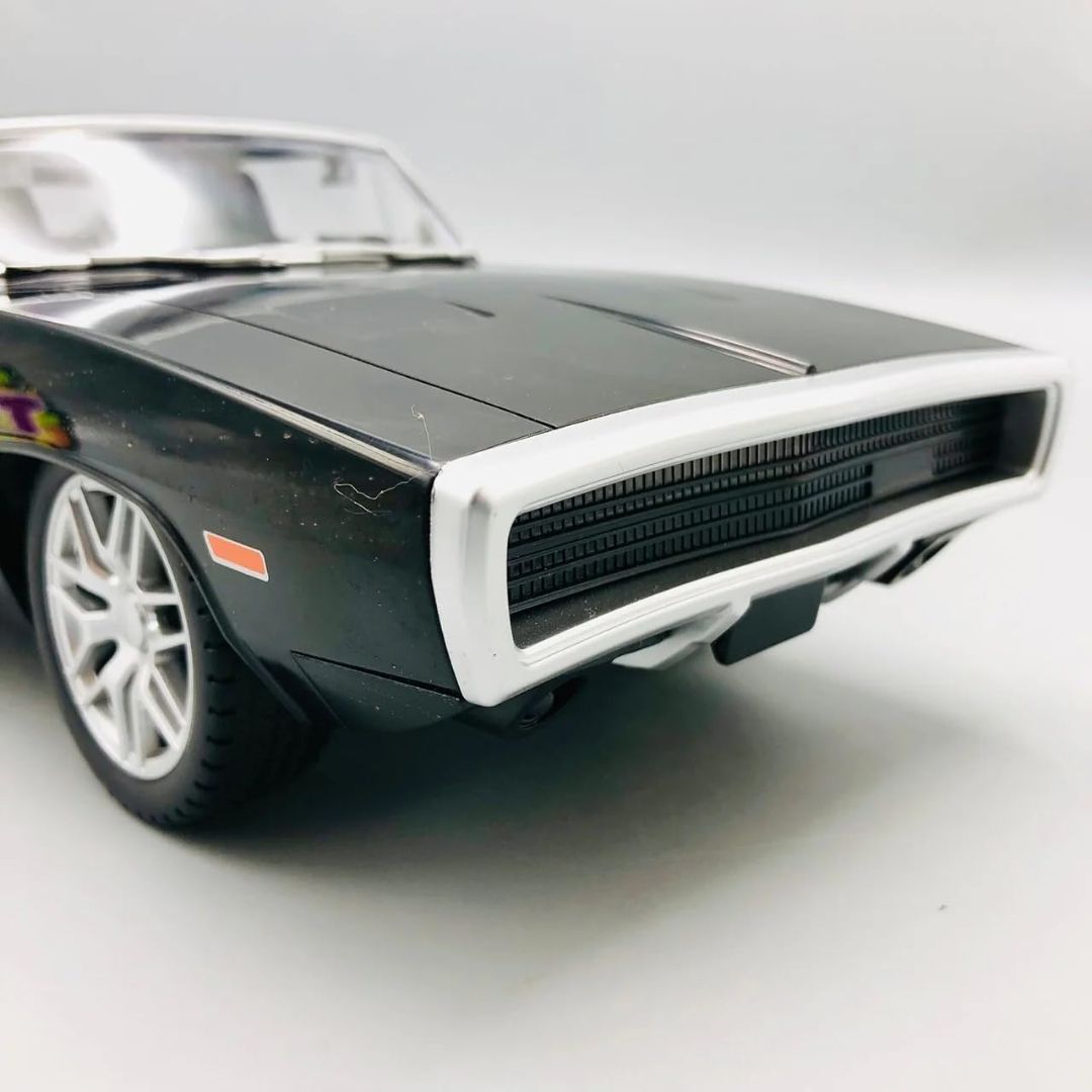 1970 Dodge Muscle Car RC – High-Speed 2.4GHz Remote Control with Lights & Opening Doors – Ultimate Fast & Furious Toy for Boys (Multi Color) view 3