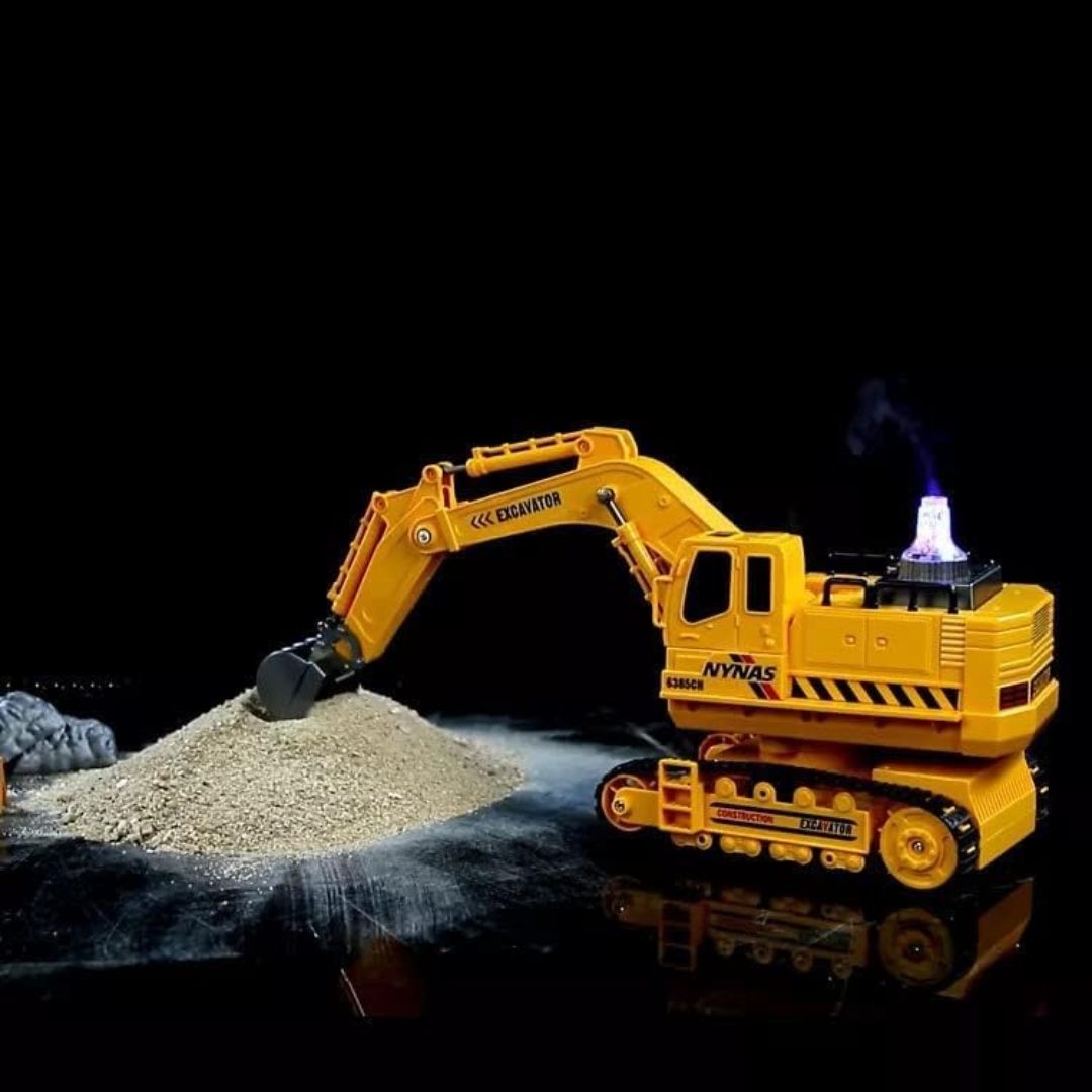 RC Excavator Toy with Smoke Spray Effect view 8