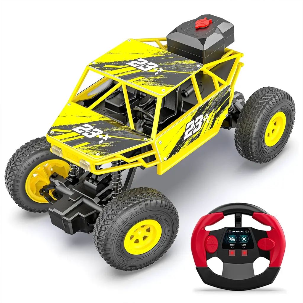 Duster 2x2 All Wheel Drive Remote Control Monster Truck - 50m+ Remote Control Range, 2000 mAh Rechargeable Battery, Luminous Headlights, view 2