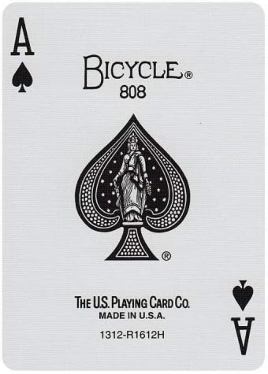 Bicycle Standard Playing Cards (Gold Border Tuck) Edition Poker Magic Rider Back Standards Size Deck, Blue view 6