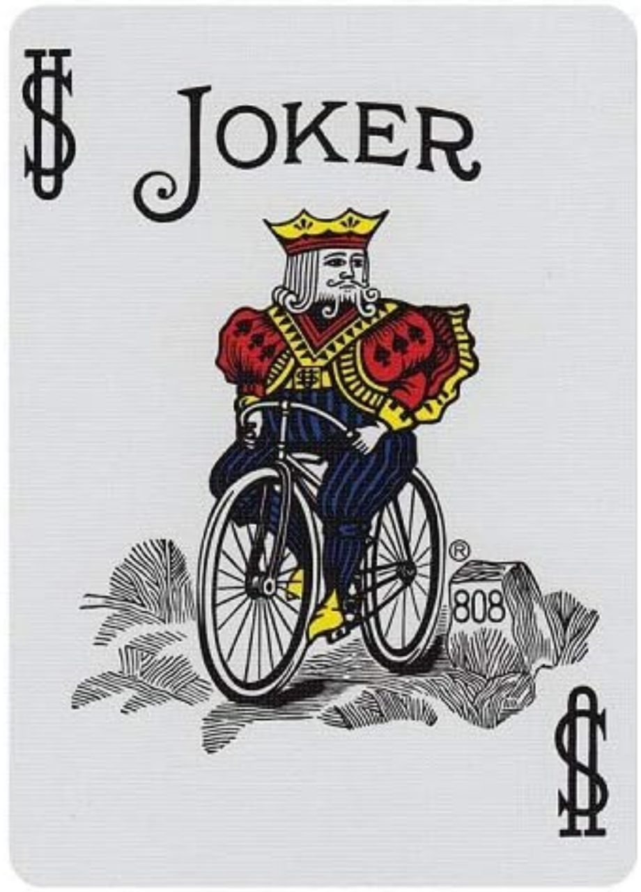Bicycle Standard Playing Cards (Gold Border Tuck) Edition Poker Magic Rider Back Standards Size Deck, Blue view 5