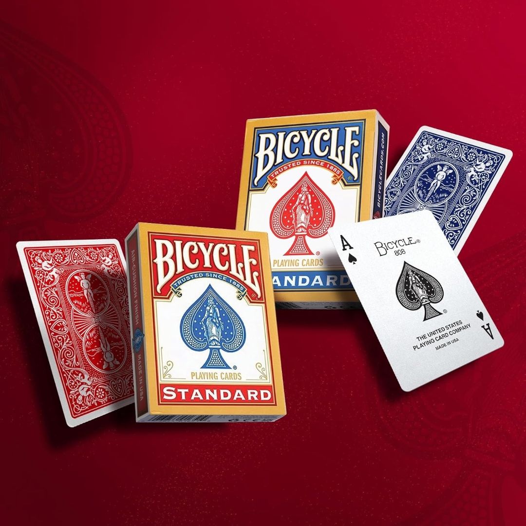 Bicycle Standard Rider Back Playing Card Game - Pack of 2 for All Ages, Standard Rider Back Playing Cards - Pack of 2,for Adult view 4