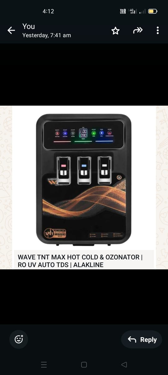 Wave TNT Max Hot Cold Water Purifier