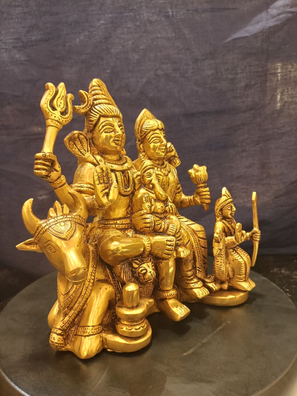 Brass Shiv Parivar Idol view 3